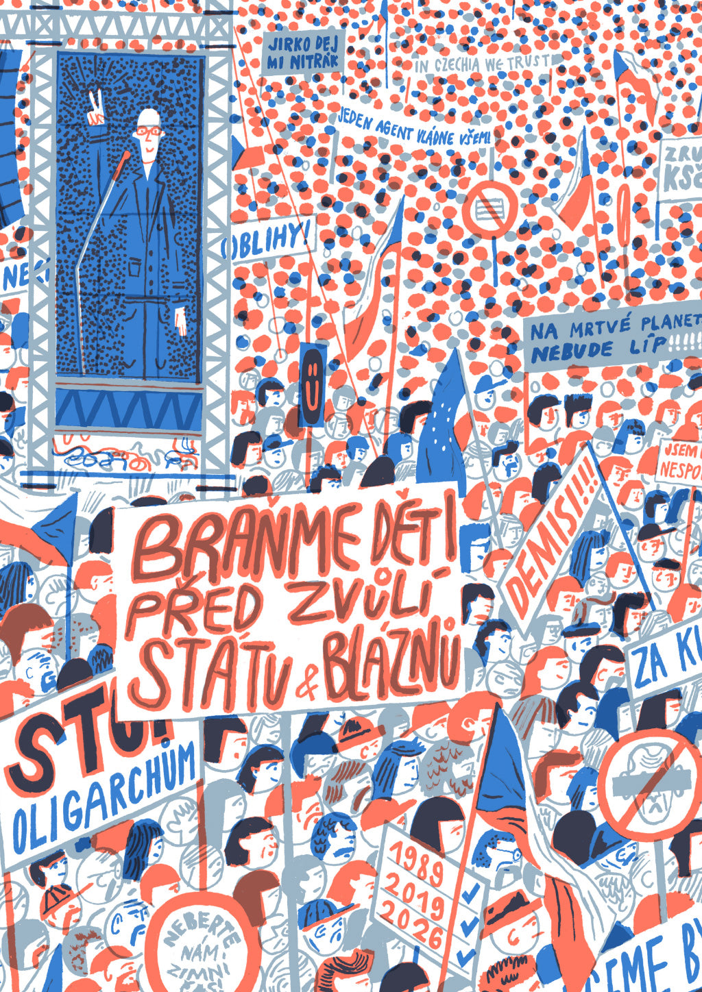 Jakub Bachorík: dům Molochov, Demonstrace